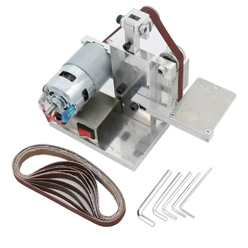 

DIY Mini Belt Sander Sanding Polishing Grinding Machine Abrasive Belts Grinder Sanding Grinding Machine polishing tool