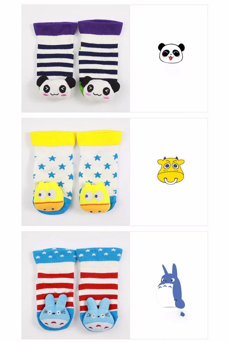 3D Cartoon Baby Sock Bamboo Fiber Infant Socks Casual Girls Floor Sock Autumn Winter Boys Product Warm Anti Slip Toddler Prop (11)