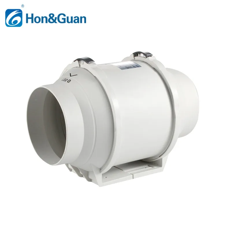 4-5 Inch 220V Silent Inline Duct Fan Booster Vent Fan Inline Ducting Fan Exhaust Ventilation fit for Household Office Hotel new
