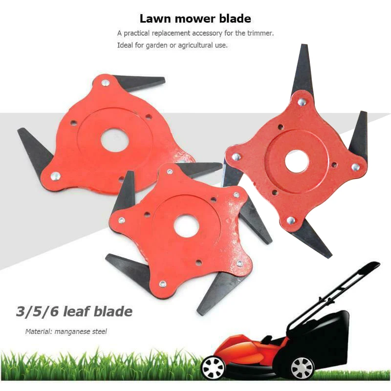 3/4/5/6T триммер голова для газонокосилка лезвия Бритвы 65Mn щетка для удаления сорняков режущая головка принадлежности газонокосилки сад Мощность инструмент