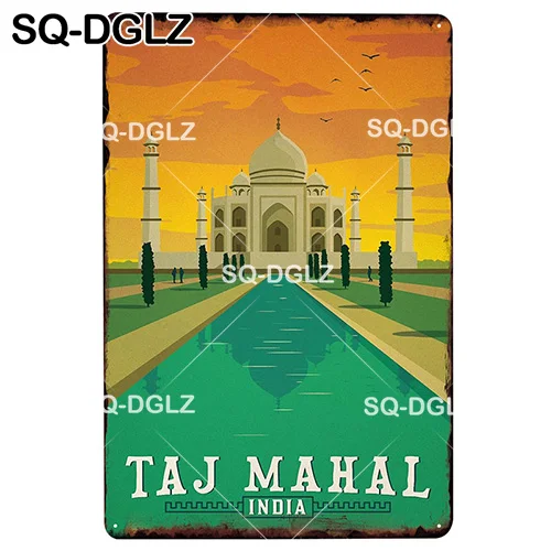 [SQ-DGLZ] индийская столица из Испании, металлический знак, винтажный Декор для дома, металлический плакат, жестяной знак паба - Цвет: 1566