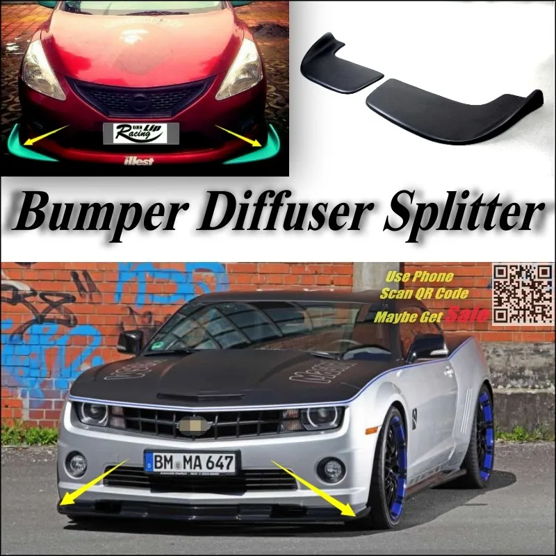 Chevrolet Camaro Splitter Deflector Diffuser Flap Chin Fin Canard