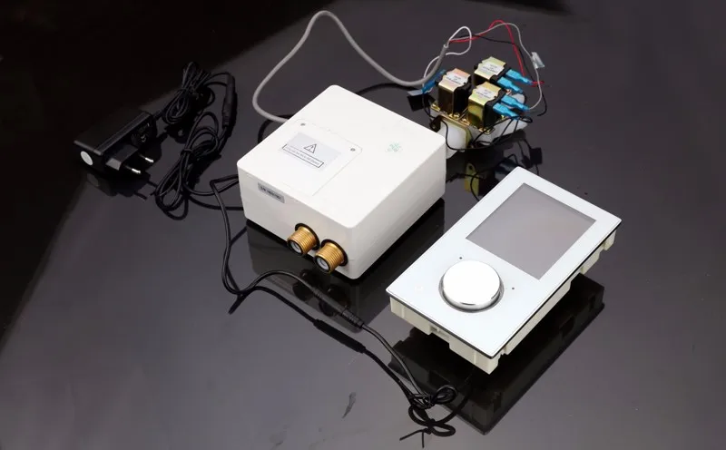 hm Digital Shower Controller,LED Touch 3 Way Thermostat Shower Controller,Display Control System,LCD Smart Temperature Mixer  (9)