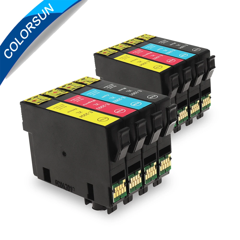 

Colorsun 8pc T2991 Ink Cartridges Compatible for Epson XP-235 XP-332 XP-335 X-P432 XP-435 XP-247 XP-442 XP-342 XP-345