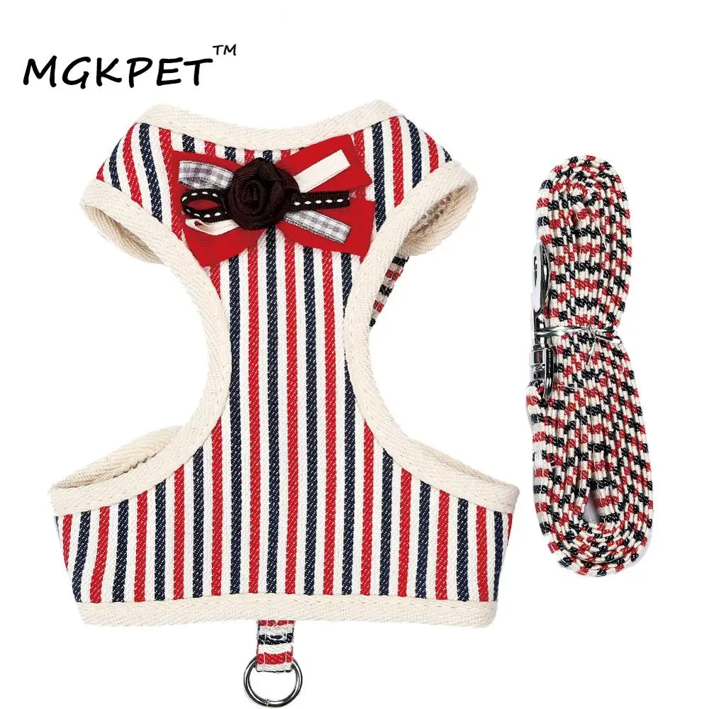 

Elegant Cat Dog Harness Vest with Leash Bowtie Adjustable Suit Tuxedo Cute Bowknot Cat Harness Leash Set for Cats Kitten Puppy