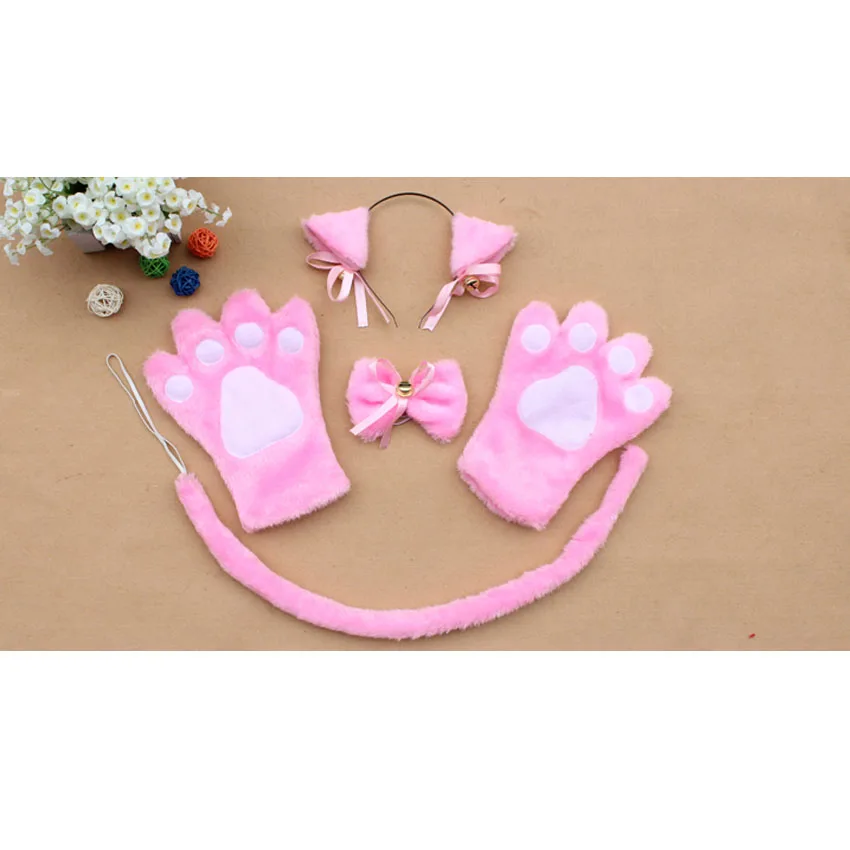 Аниме аксессуары к костюму для Косплей Hairwear Fancy Cat Neko повязки волос с комплект