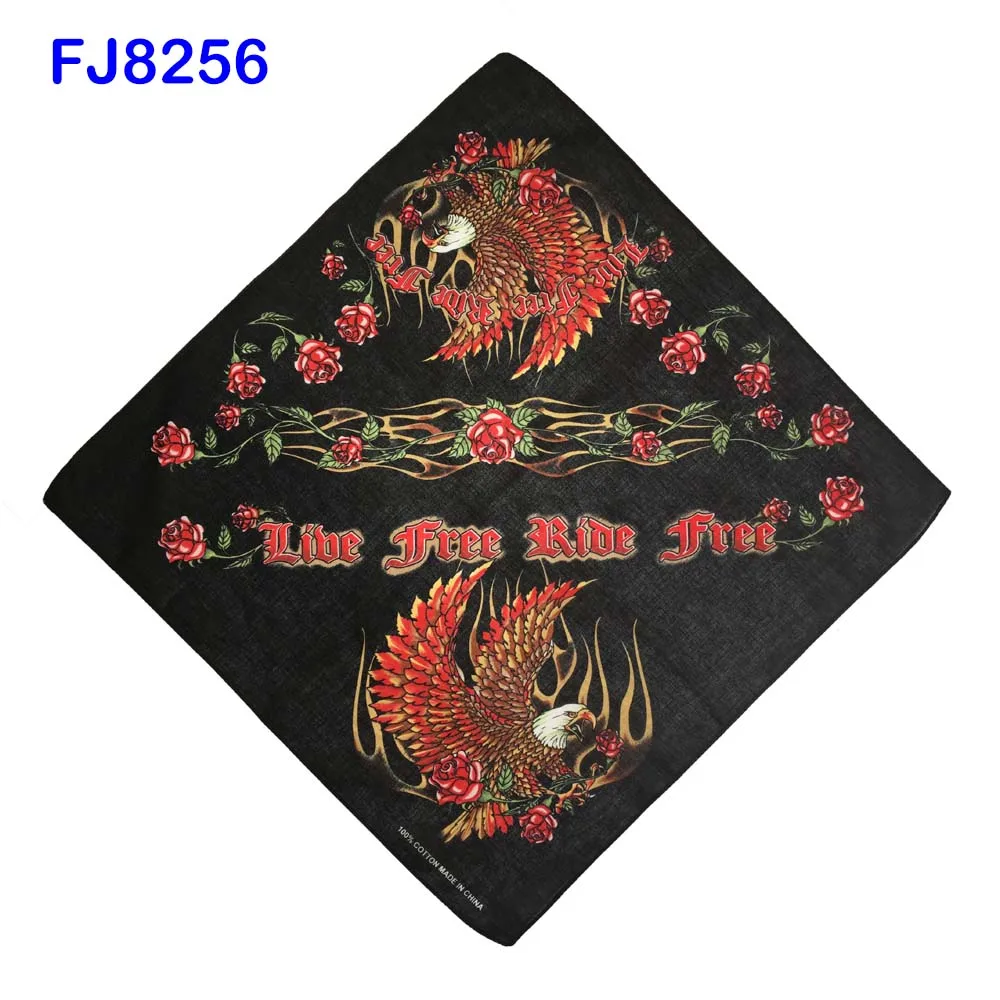 FJ8256 Красивые хлопковые банданы в стиле хип-хоп, маска для лица, шарф, головной убор, Женский снуд, повязка на голову, мужская маска для рыбалки, походная Балаклава FJ12 - Цвет: FJ8256