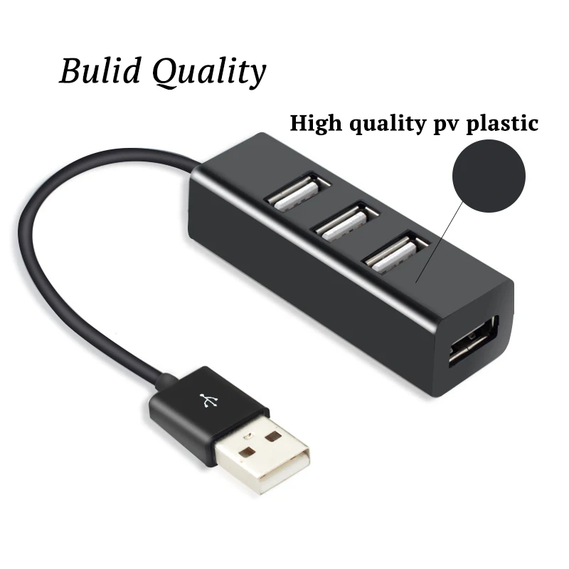 Type C To Multi USB HUB For MacBook Air 13 USB 2.0 Splitter Laptop Accessory Dock HUB USB-C Multiple Mini 4 Port Hab 2.0 Adapter