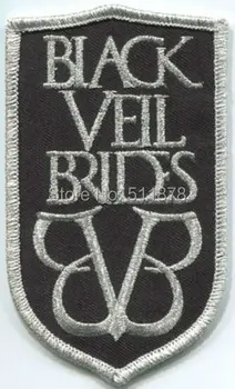

BLACK VEIL BRIDES sparkle Music Band Woven IRON On Sew On Patch APPLIQUE Heavy Metal Rock Punk Badge