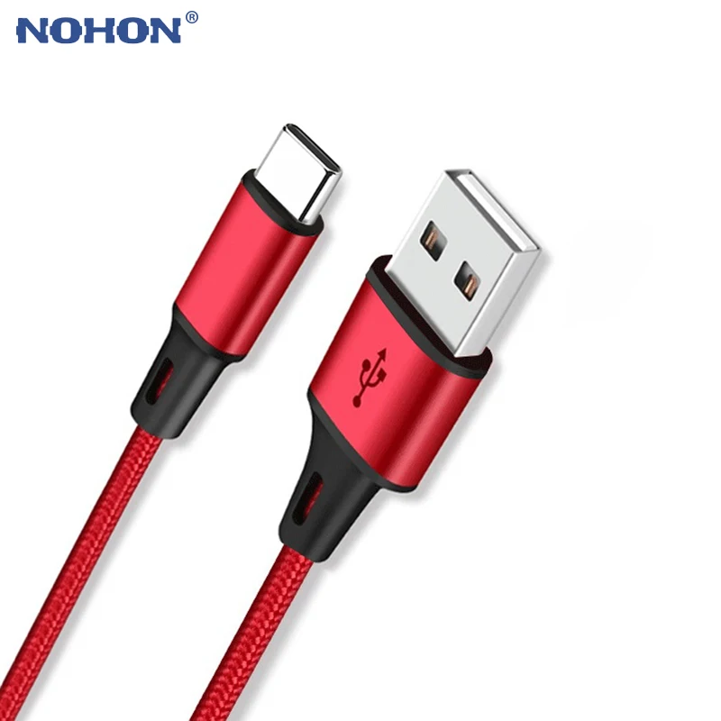 

50cm 1m 2m 3m Fast Charging USB Type C Cable For Samsung Galaxy S8 S9 S10 Plus A50 Xiaomi Mi 9 Mobile Phone Type-C Charger Cord