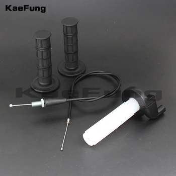 

Motorcycle 22mm Handle Grip with Turn Throttle Dirt Pit Bike Motocross 7/8" Handlebar Hand Grips KTM CRF kayo BSE bike