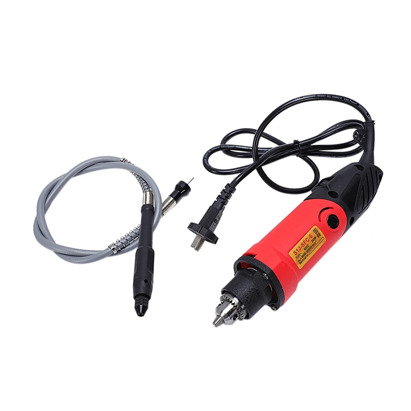 Us Plug,240W Electric Mini Drill For Rotary Power Tool Engraver Drilling Machine Grinder Abrasive Home Diy Tool