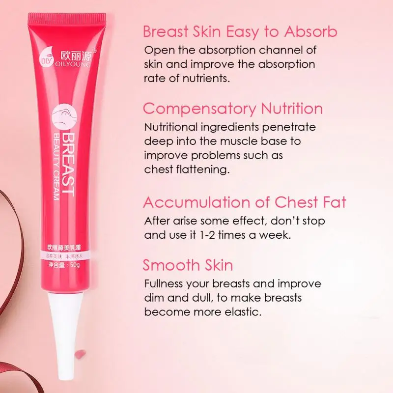 

50g Breast Enlargement Cream Firming Bust Enlargement Enhancement Lifting Cream Breast Skin Care Supplement