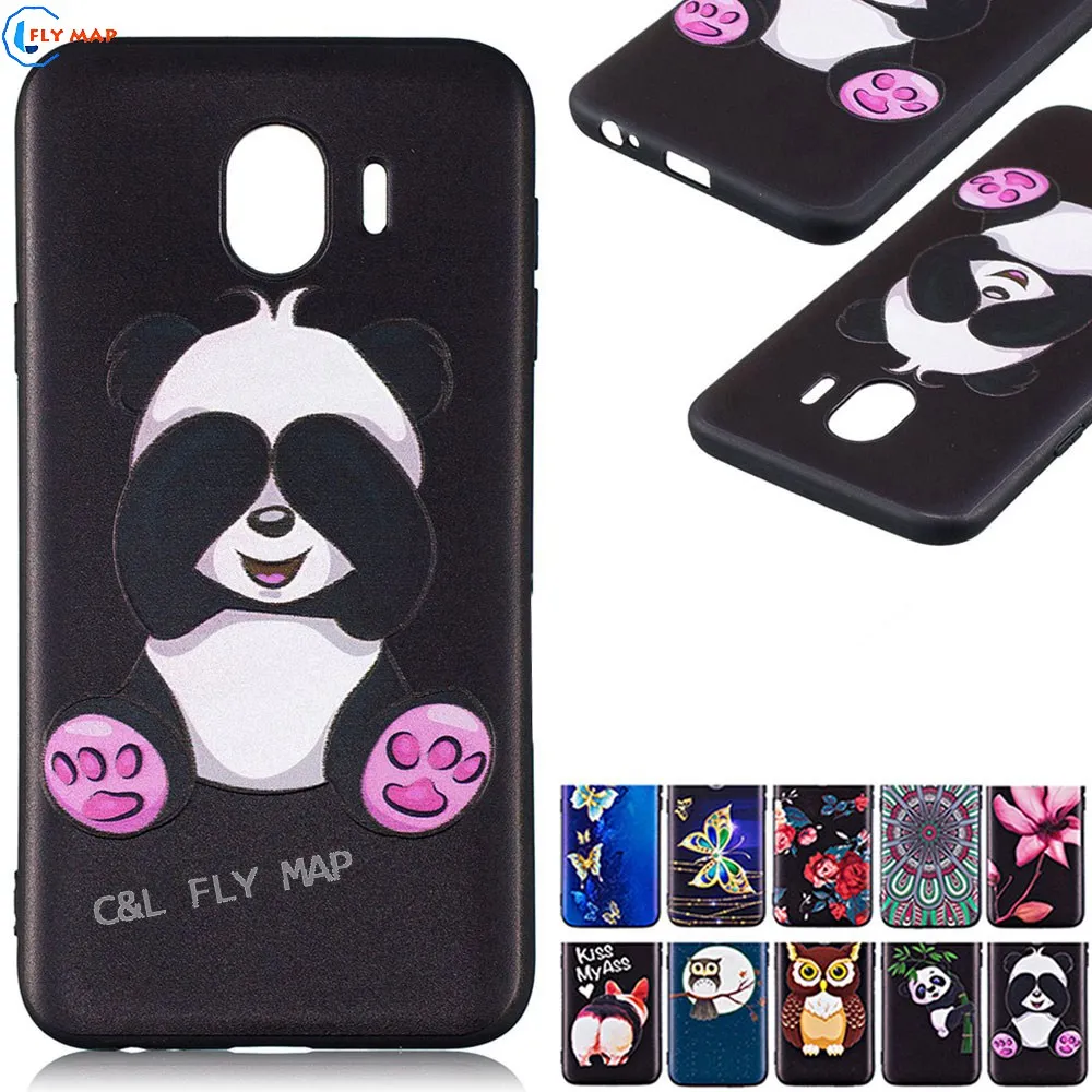 

Emboss TPU Case for Samsung Galaxy J4 J 4 2018 J400 J 400 J400F for Samsung Galaxy J400F/DS J400G/DS Soft Silicone Phone Cover