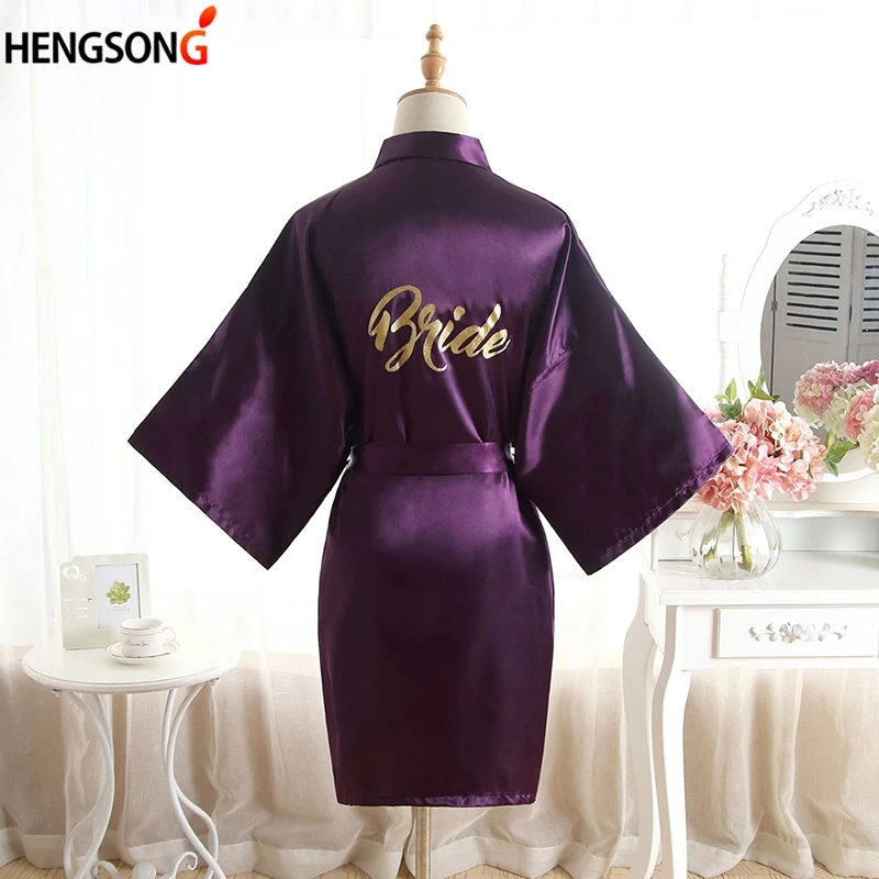 

Simple Style Loose Robes Faux Silk Sleepwear With Belt Women Bathrobe Letter Print Night Shirts Cardigan Negligees women clothes