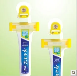 

Plastic Rolling Tube Squeezer Useful Toothpaste Easy Dispenser Bathroom Holder