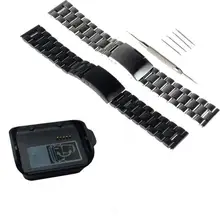 Хорошая спортивный ремешок для часов из нержавеющей стали ремешок+ инструмент+ зарядное устройство для samsung Galaxy gear R381 Sep 1