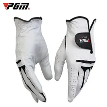 PGM 1 шт. перчатки для гольфа мужские для левой и правой руки дышащие спортивные перчатки из чистой овчины противоскользящие перчатки для гольфа D0013