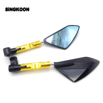 

8 10mm universal motorcycle Accessories mirrors cnc Rearview Side Mirror FOR yamaha xmax 300 kawasaki vulcan 1500 yamaha vino