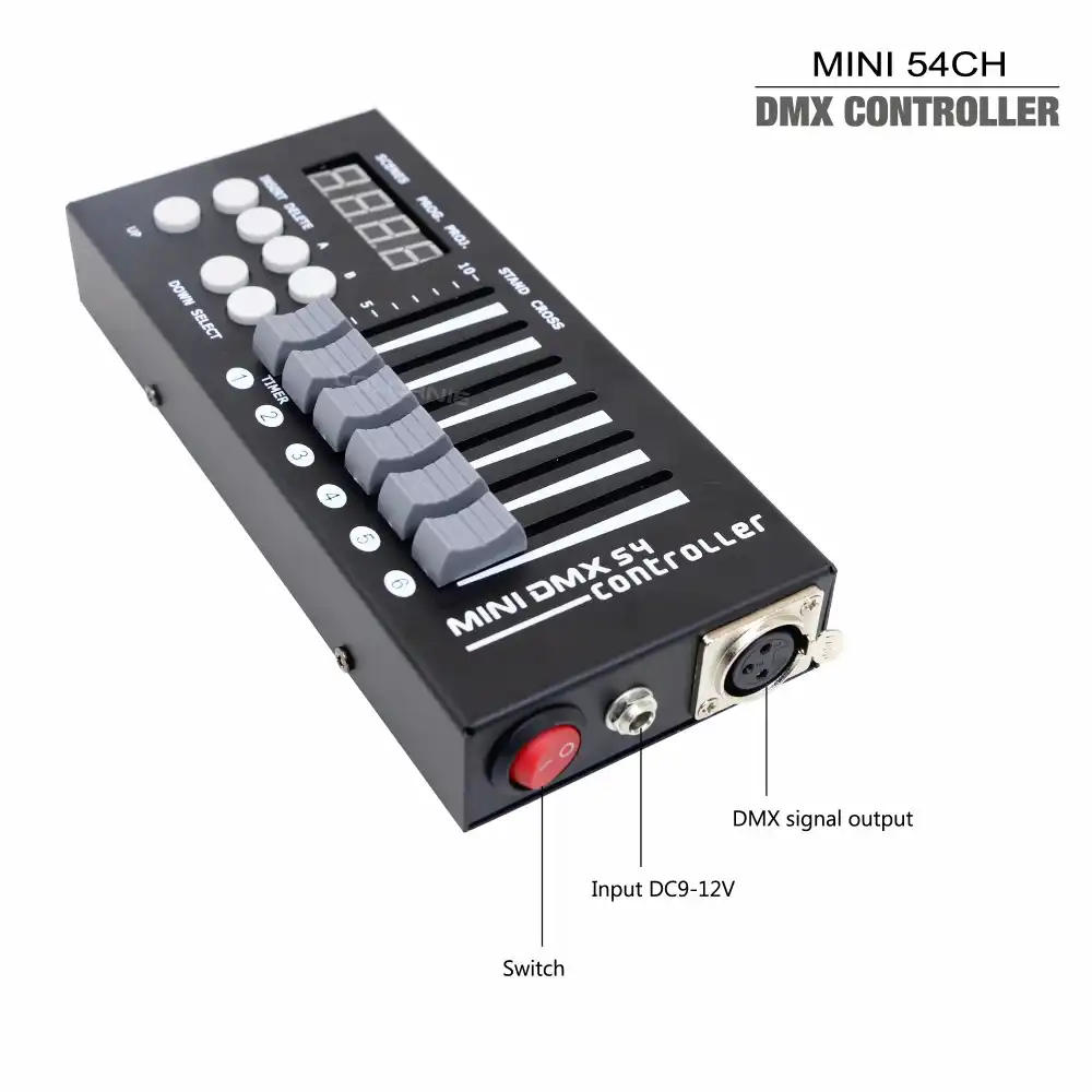Promotion! MINI DMX Controller 54 Channel DMX Dimmer Console For Stage