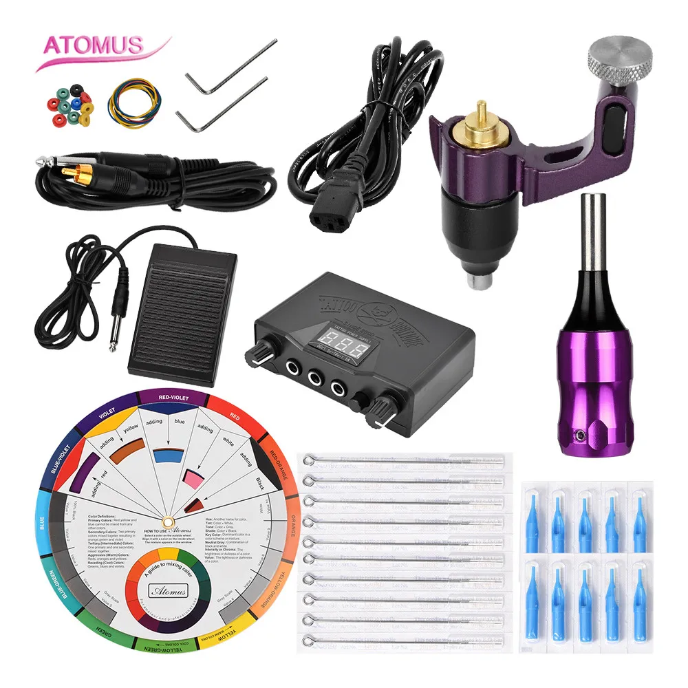 

Ensemble A Tatouer Professionnelle Tatouage Maquina Tatuagem Tatuajes Herramientas Equipo Para Tatuaje Kit Tatuagem Tattoo De