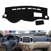 Dongzhen подходит для HYUNDAI Accent 2009-2011 крышка приборной панели автомобиля Избегайте Light Pad Инструмент платформа приборная панель крышка автомобиля Стайлинг