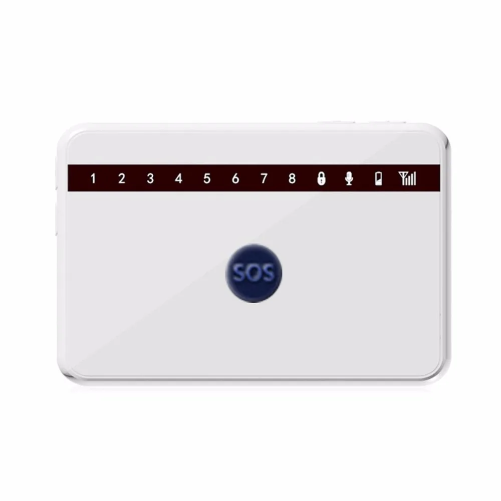 

Ultra-thin SOS Button GSM Alarm System Wireless Remote Control Home Security Burglar Fire Alarm System Kit G63
