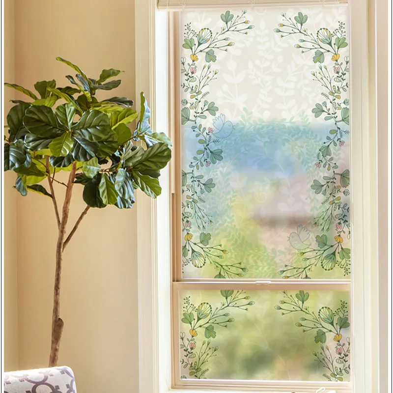 Glass sticker window sticker frosted glass film sliding door