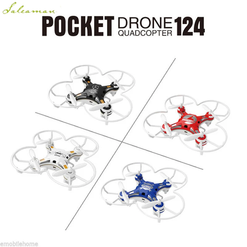 Mini RC Drone 2 4G 4CH 6 Axis Gyro RTF Remote Control Pocket Quadcopter Drone RC
