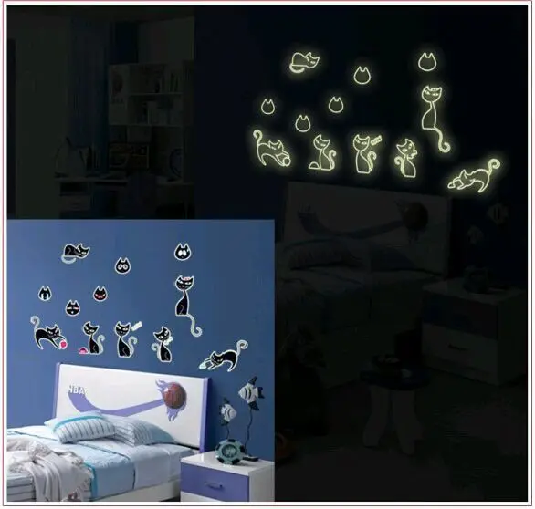 night Light Luminous wall stickers home decor home decoration wall