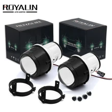 ROYALIN Bi-Xeno Nebbia Lente Del Proiettore di Luce per Mazda 3 6 CX5 Axela Atenza 2.5 ”Full Metal H11 HID Lampadine Car Styling 4300 K 5000 K