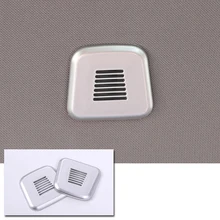 Автомобиль укладки аксессуаров 2 шт. ABS Матовый интерьера микрофон декоративная крышка Накладка для Alfa Romeo Giulia стельвио