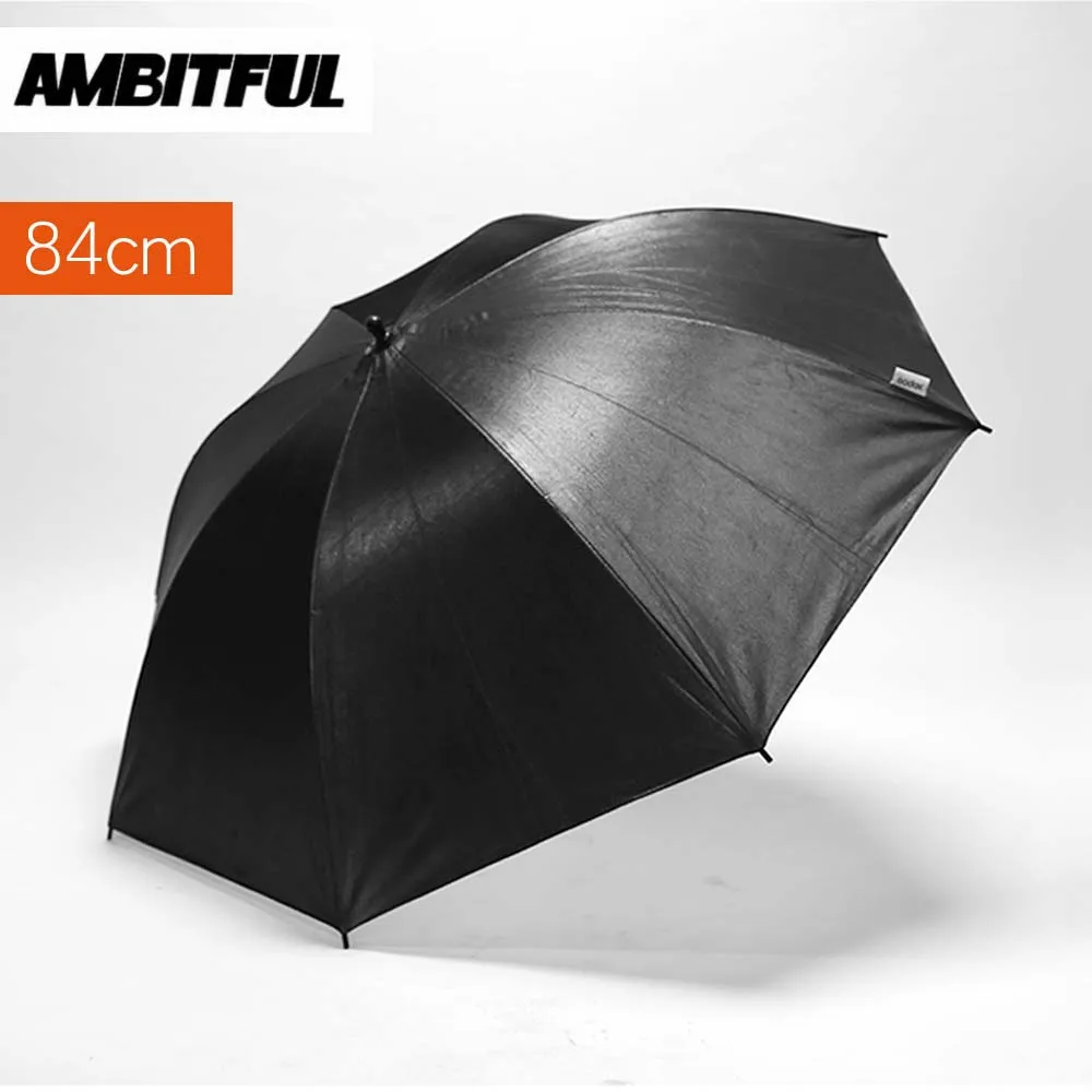 

Godox 33" 84cm Reflector umbrella Photo Studio Flash Light Black Silver Umbrella