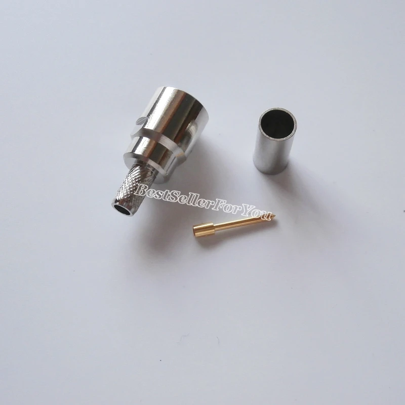 FME штекер прямой обжимной разъем для RG58 LMR195|connector crimp|connector plugconnector male |