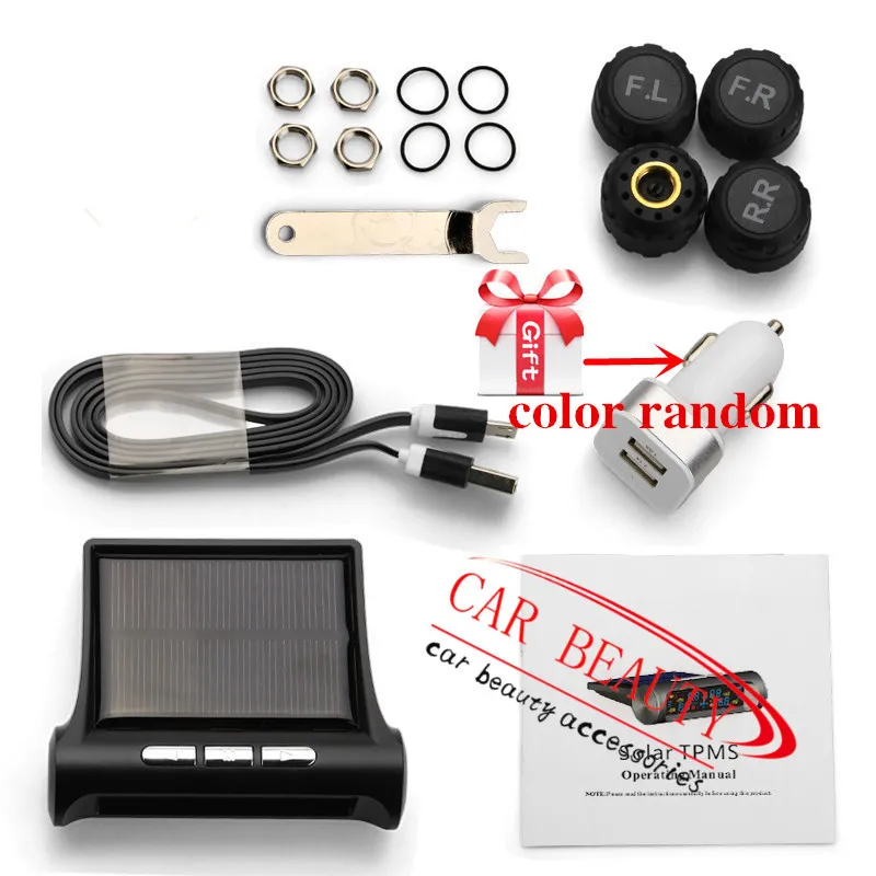 Smart-Car-TPMS-Tyre-Pressure-Monitoring-System-Solar-Power-charging-Digital-LCD-Display-Auto-Security-Alarm