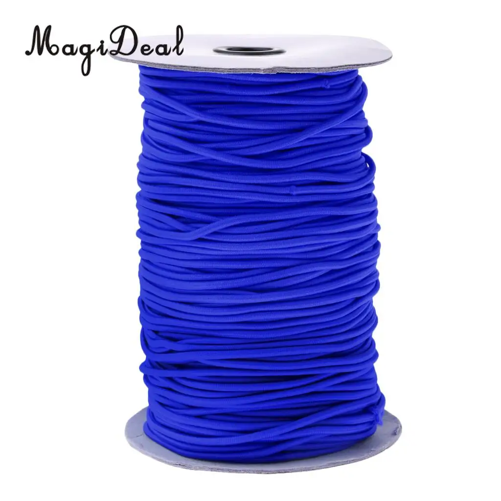MagiDeal 3mm Elastic Bungee Cord Marine Grade Shock Rope Stretch Band Tie Down Kayak Boat Tent Poles Tarpaulin - Various Length