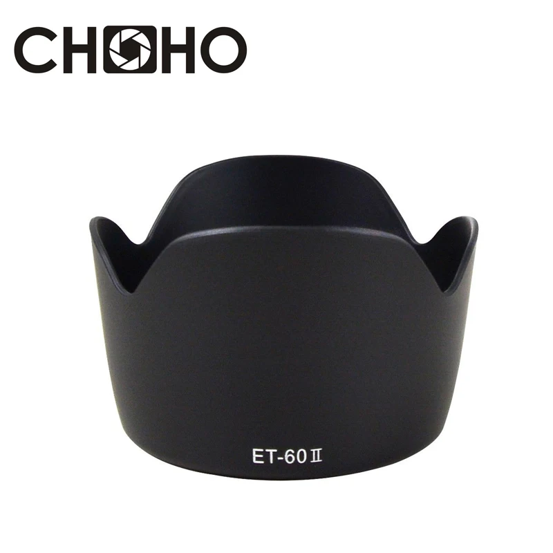 ET-60 II 58mm et60ii ET-60II Lens Hood Reversible Camera Accessories for Canon 55-250MM 75-300MM II 90-300MM