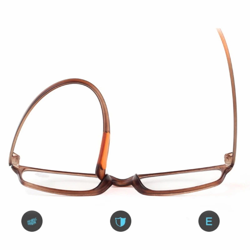 Mayitr 1pc Unisex Elders Square TR90 Frame Glasses Special Design Clear Resin Lens Reading Glasses Presbyopic +1.0~+4.0