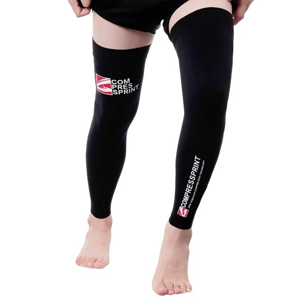 Compressprint-Cycling-Leg-Warmers-Sport-Protective-Calf-Compression-Sleeves-Professional-Running-Safety-Leg-Warmers