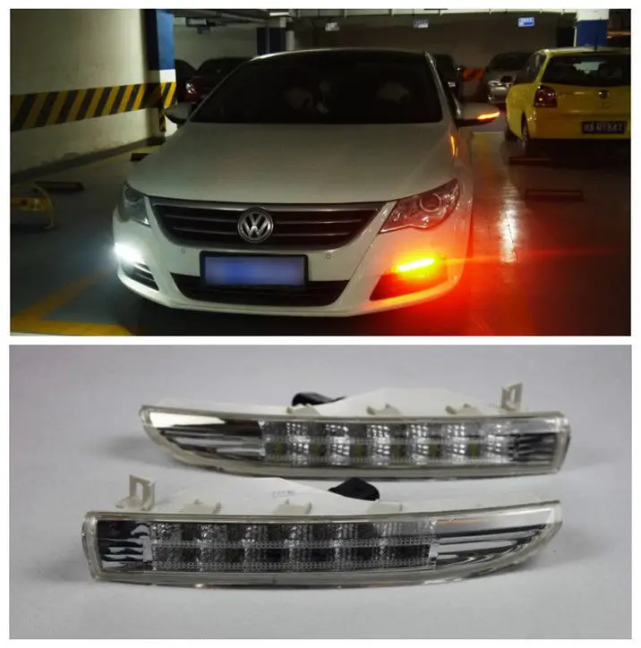 LED 11 REPLACE Super Bright daytime running lights DRL fit for VW