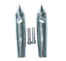 

1" Hole 6" Rise Spike Handlebar Risers For Shadow Spirit 750 Aero VTX 1300 Chrome/Black