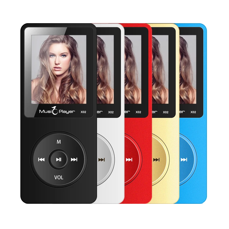 Мини mp3 плеер IQQ X02 со встроенным динамиком 8 ГБ диктофон электронная книга чтение
