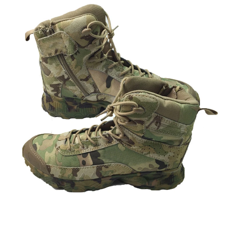 Bottes De Combat Militaires Respirantes Tactiques Avec Fermeture Eclair Tenue De Chasse Militaire Pour Hommes Aliexpress