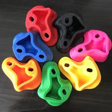 7pcs/set Rock Climbing Holds 12 cm Rock Climbing Stones Wall Kit Holder Holds Kids Indoor Durable Toys Random Without Screws thinkeasy 32 pcs plastic children indoor rock climbing stones screw toy wall kit kids toys sports hold outdoor game playground