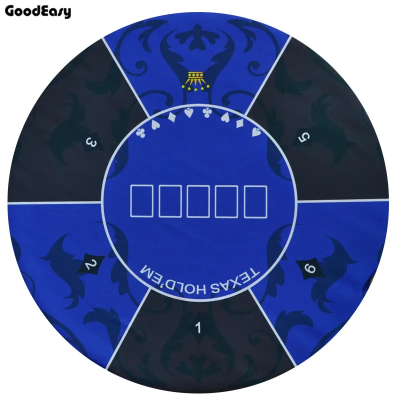 1,2 м синий Техасский Холдем скатерть для покера резиновый Настольный коврик с цветочным узором казино настольная игра покер аксессуары для покера
