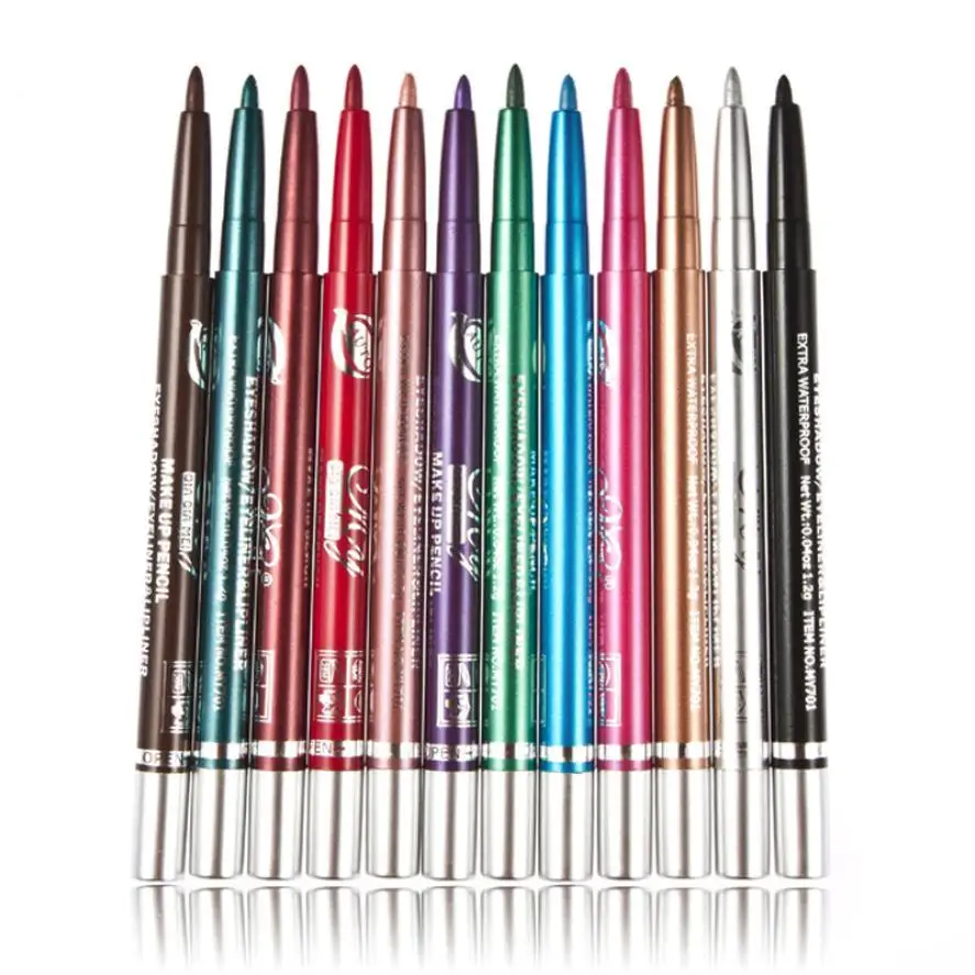 

12pcs Cosmetics Makeup Waterproof Eye Liner Pen Makeup Eyeliner 2MY26