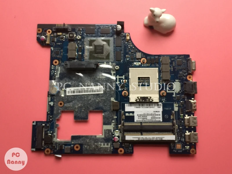 Материнская плата PCNANNY для lenovo G580A G580 материнская ноутбука HM76 w/ GT 610M 1 ГБ 64 бит DDR3