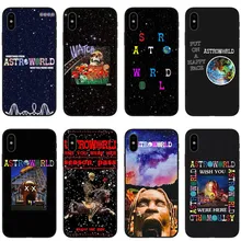 Чехол для телефона с Трэвисом Скоттом Astroworld, для Apple iPhone X, 8, 8 Plus, 7, 7 Plus, 6, 6S Plus, 5 5S, SE, мягкий силиконовый черный чехол