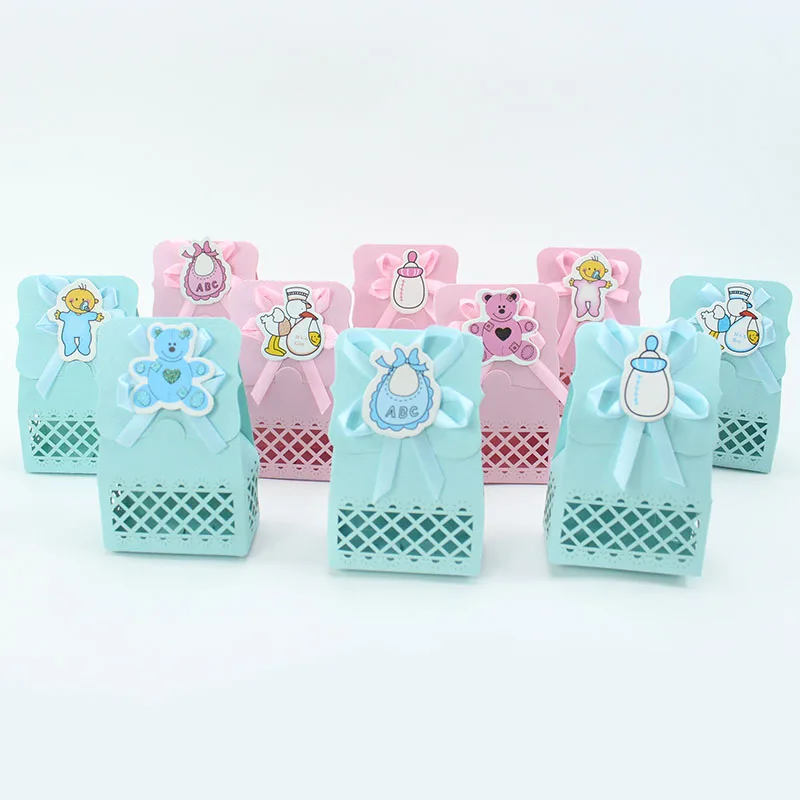YOURANWISH полые Baby Shower украшения детский день конфеты коробка Подарочная для