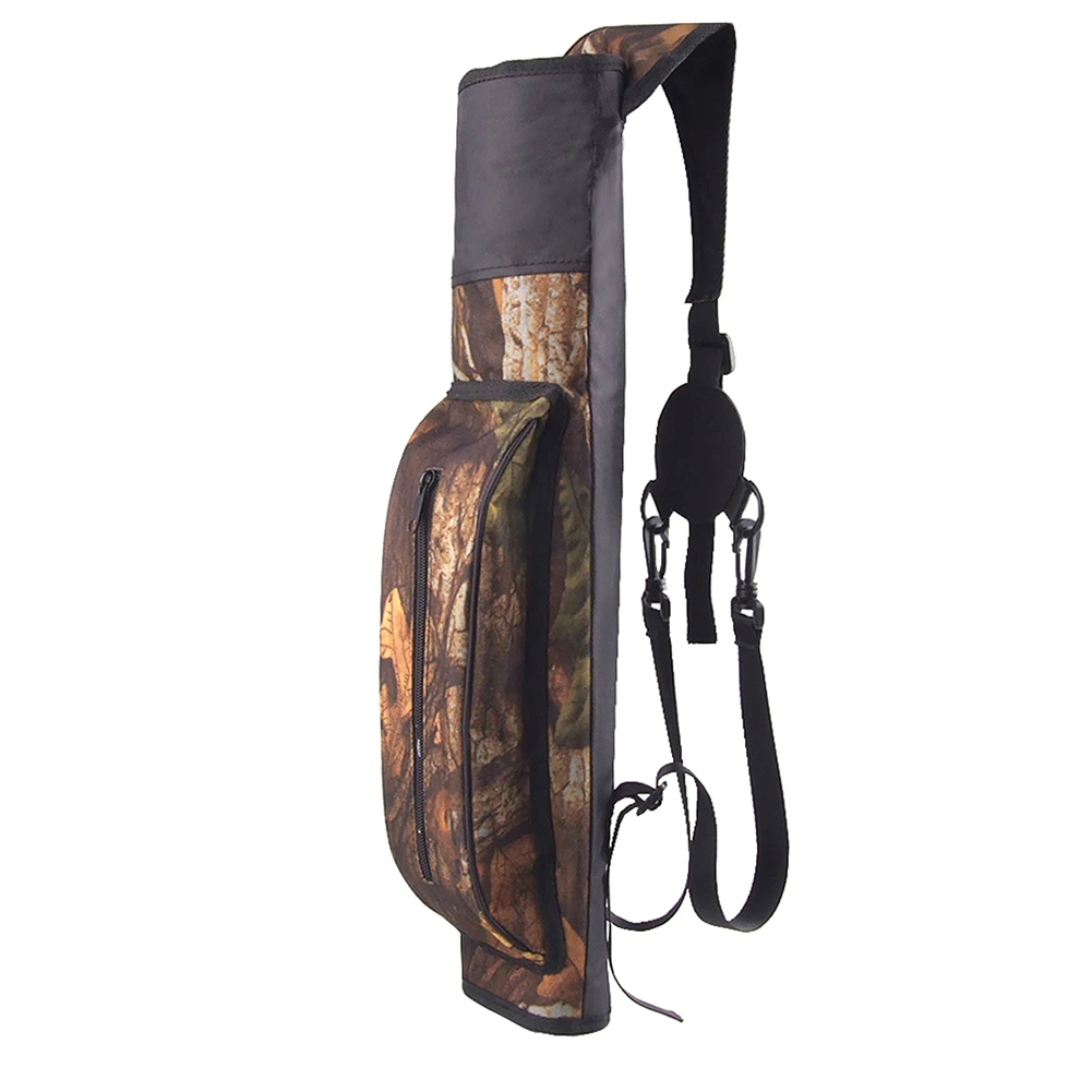 Archery Hunting Arrow Quiver Holder Bow Storage Bag Pouch Belt Strap Camouflage
